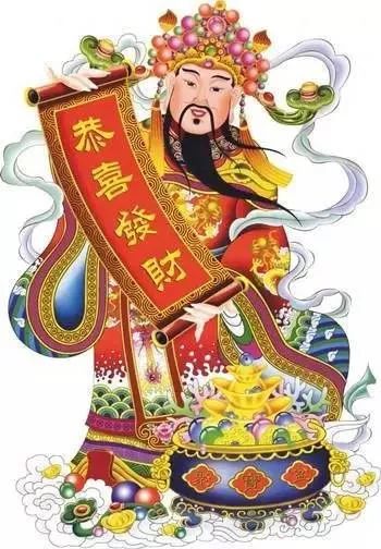 正月初五迎财神接财神图片,年初五接财神是文财神还是武财神