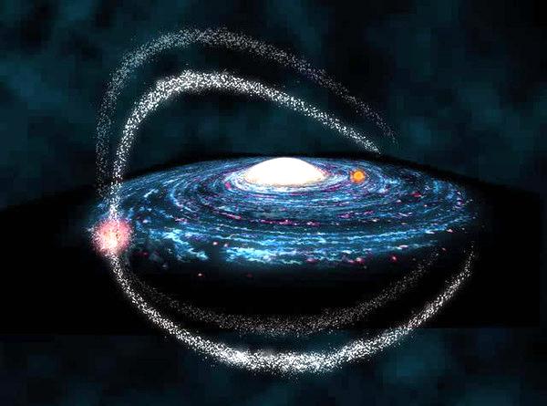 这两大星系就像一对恋人,彼此相距只有几米,相拥却要三十亿年