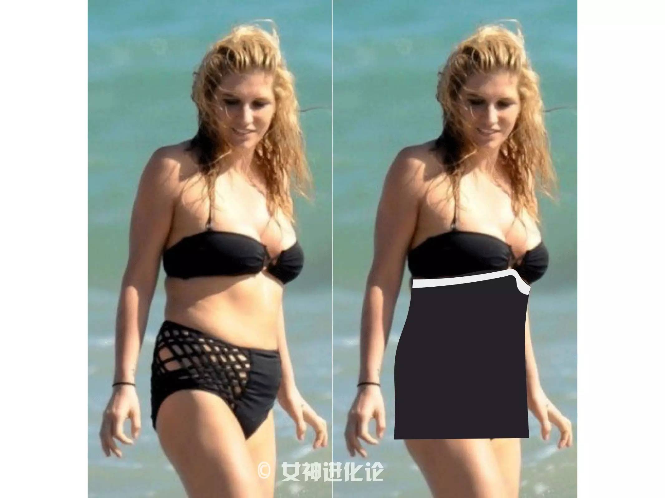 你看起来身材差，只是因为选错了泳衣。