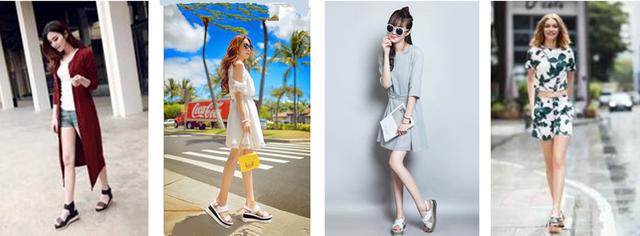 特别有女人味的高跟凉鞋,软底鞋久站不累的厚底凉鞋