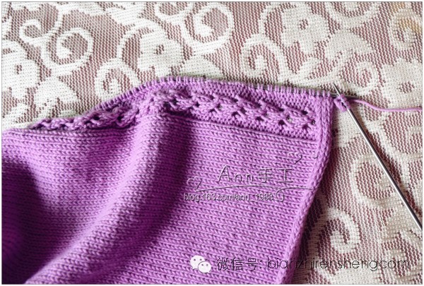 彩虹色针织女童开衫教程,春天宝宝开衫教程