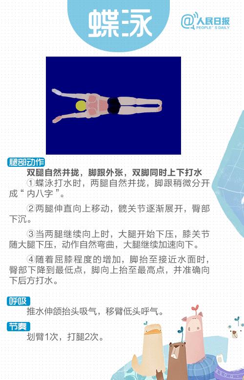 最简单游泳简图,游泳视频教学初学者分步动作讲解