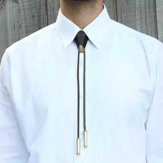 波洛领带结构,波洛领带佩戴方式