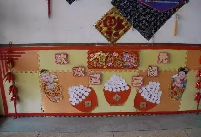 元宵节主题墙亲子作品,元宵节怎么装饰作品墙