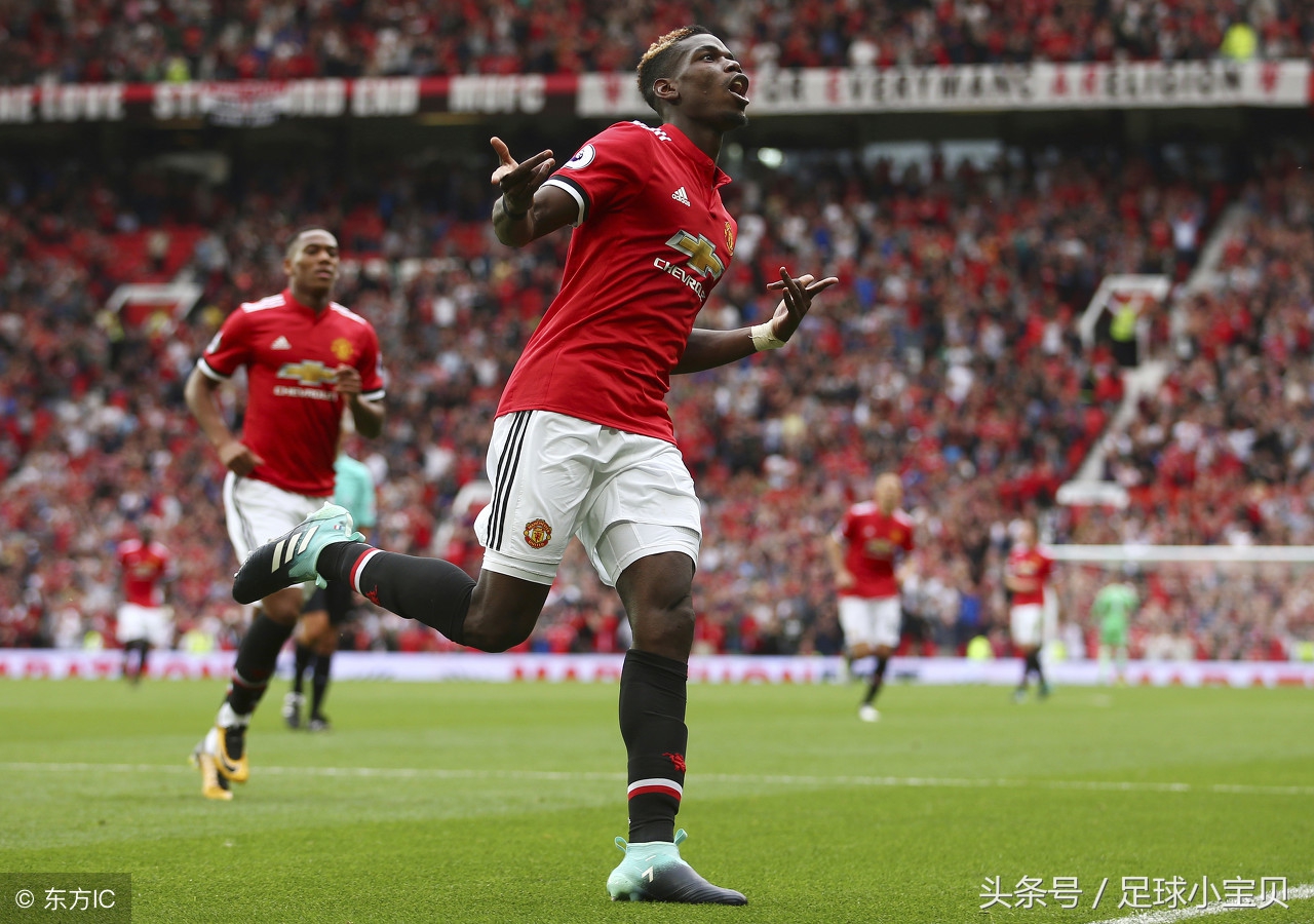 曼联十大顶级球员排名,博格巴英超赛季阵容