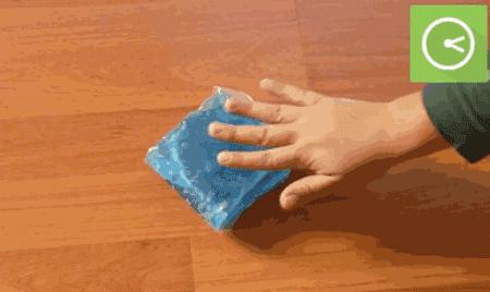 地板上面的黑印子怎么处理,地板缝隙很黑怎么处理