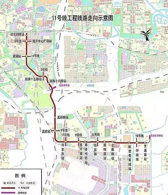 郑州21条地铁高清路线规划图,郑州地铁12号线最新规划到南龙湖
