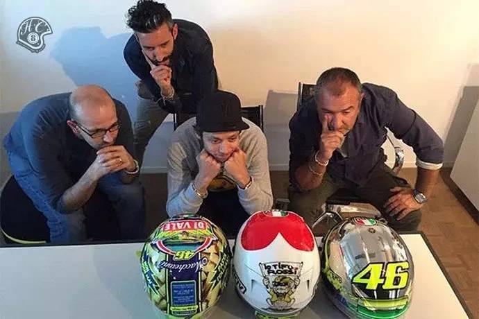 rossi20周年头盔,rossi集锦