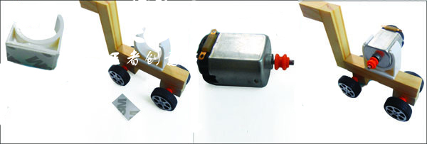 王者创意坊（玩具制作）：一个适合带小朋友一起制作的有线遥控车