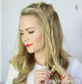 四款超唯美编发教程想不漂亮都难,唯美优雅的新娘编发