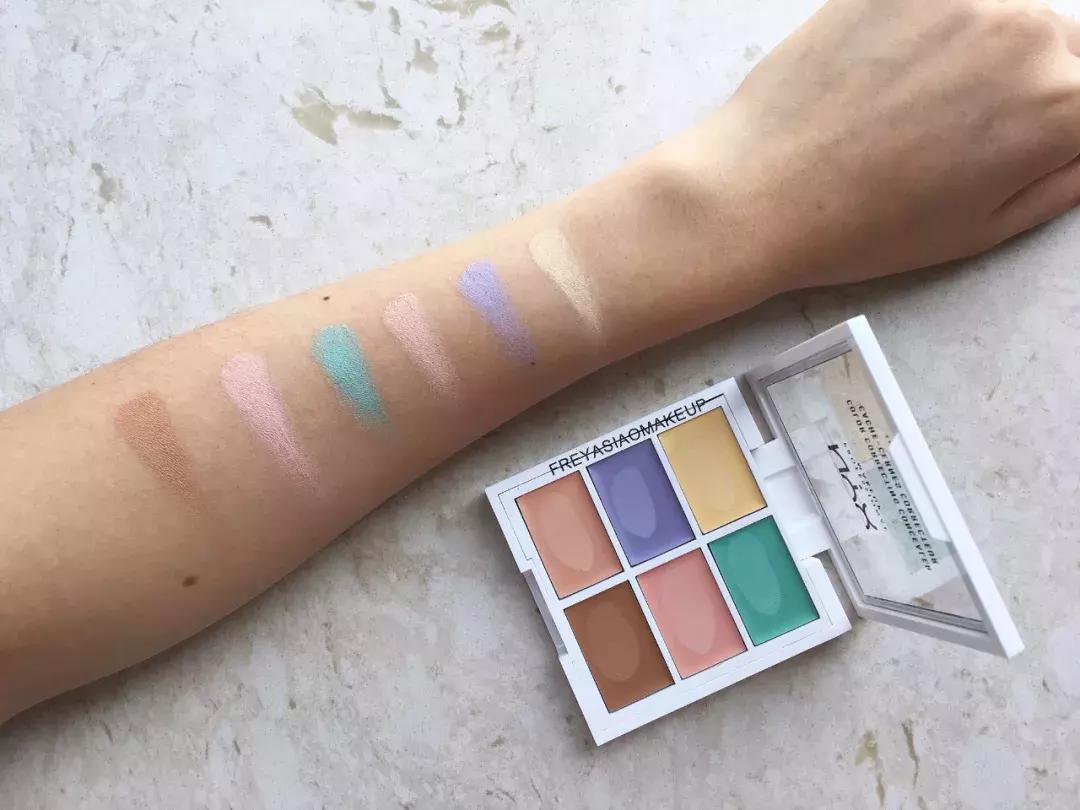 试色｜NYX6色遮瑕盘