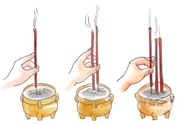 道教供香行礼,道教焚香禁忌