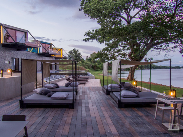 泰国桂河水上竹筏度假屋,泰国桂河水上屋度假村