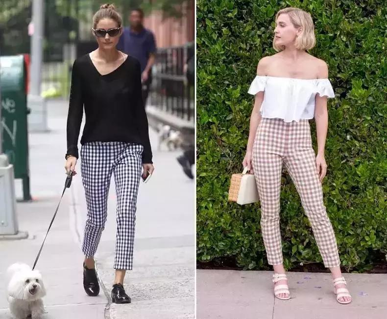 格纹怎么穿显瘦,韩式格纹怎么穿