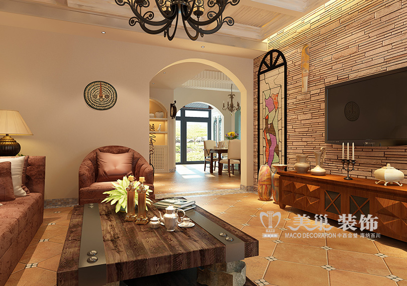 鼎城131平方装修效果图,常德110平方现代轻奢装修风格