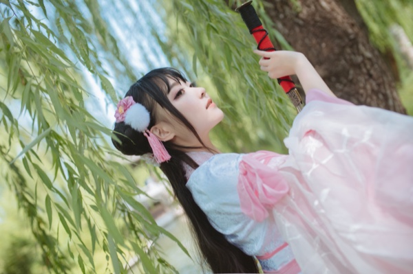 花千骨cos小花千骨,花千骨cosplay小骨