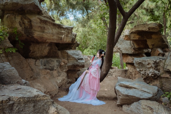 小骨漫画cos,cosplay正片花千骨