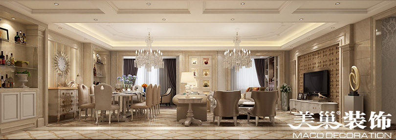 豪华装修170平米,109平米美巢装修图