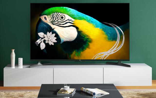 小米发布透明电视售价49999元,4999元小米电视65寸旗舰版减配