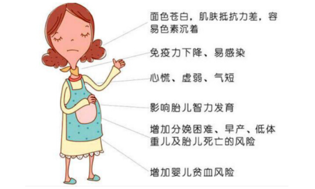 孕期缺铁性贫血吃什么补血最快,孕期缺铁性贫血吃了药以后不便秘