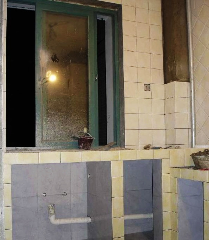 砖砌橱柜不做柜门怎么做才美观,砖砌橱柜如何免拉手