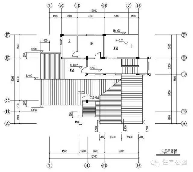 新农村户型平面图,新农村自建房兄弟双拼户型