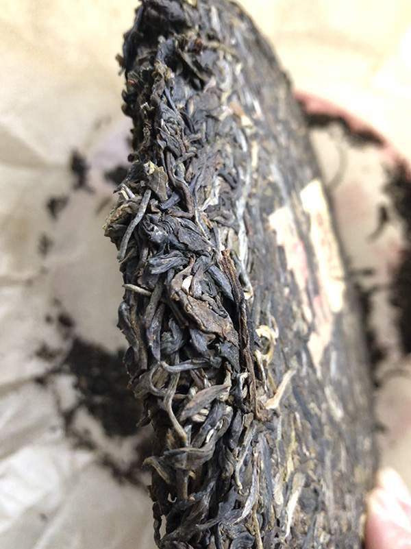 中茶吉幸古树,2018年老树茶普洱生茶