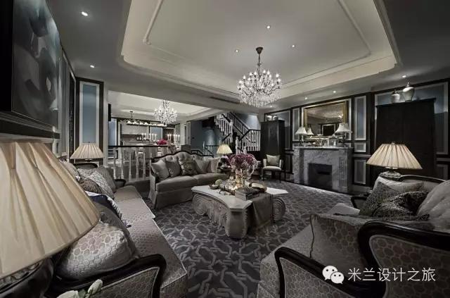 美式风格装修样板房效果图,美式装修风格样板房案例