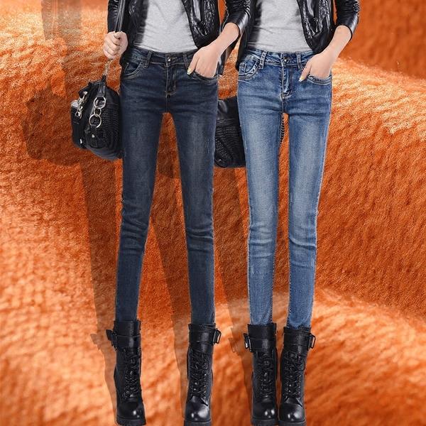 修身显瘦微喇牛仔裤,灰色牛仔裤修身显瘦