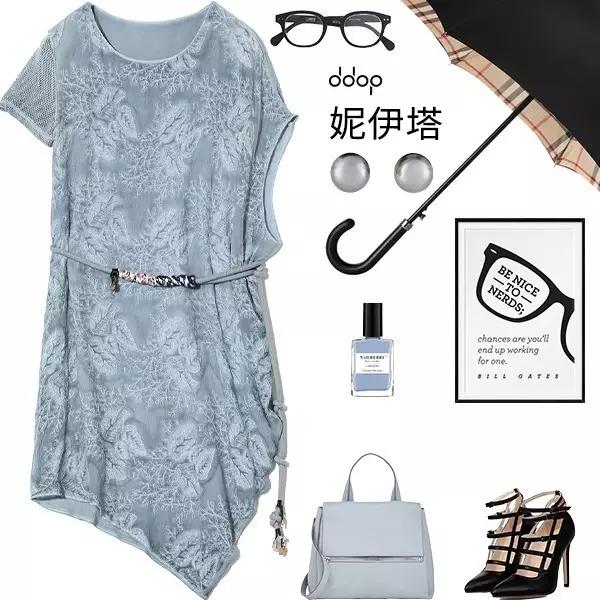 穿上不规则连衣裙，懒女人也一秒变时髦