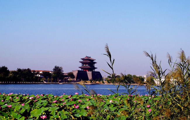 聊城水城之眼风景图片,美丽的江北水城聊城图片