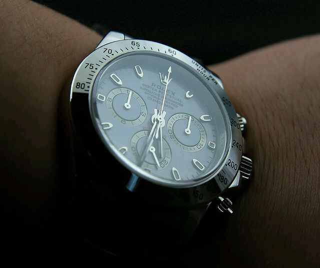 劳力士迪通拿白款好还是黑款好,劳力士迪通拿全白盘