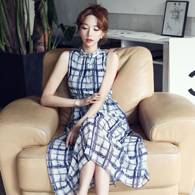 小众高级感长裙雪纺裙,仙气雪纺裙中长款