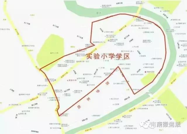 南康区东山新区恒大江湾配套学区,南康小学学区划分