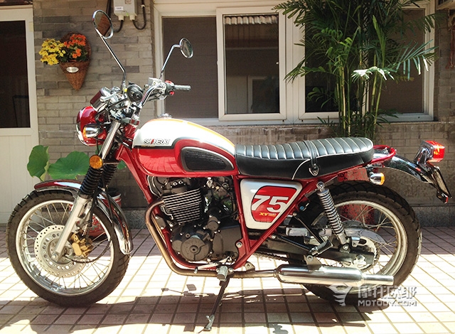 鑫源棍王梦想版xy400,鑫源复古400摩托车试骑视频