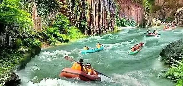 辽宁漂流圣地，请逐个攻克！给我一个呲水枪，哥能称霸这条河