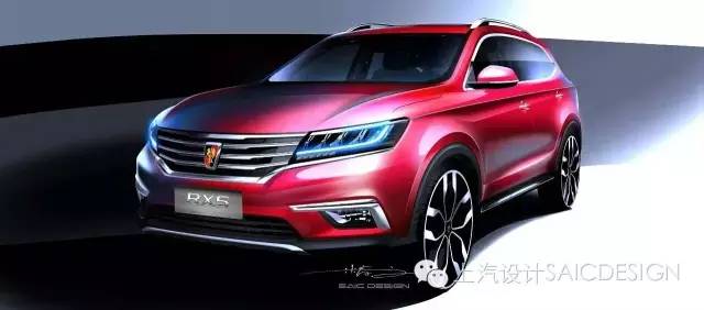 荣威2016rx5互联网自动版,荣威全新rx5模型