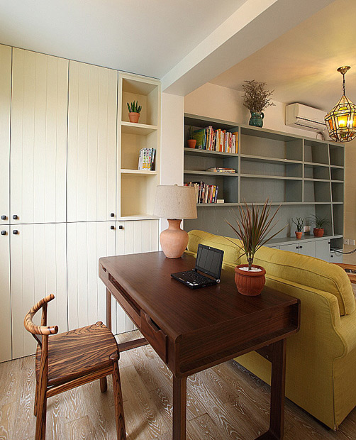 小户型轻奢风套内67平方三房两卫,繁华都市中的一处静谧