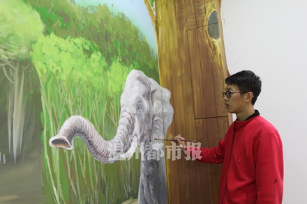 月入百万的墙绘,35岁零基础做墙绘师真实收入