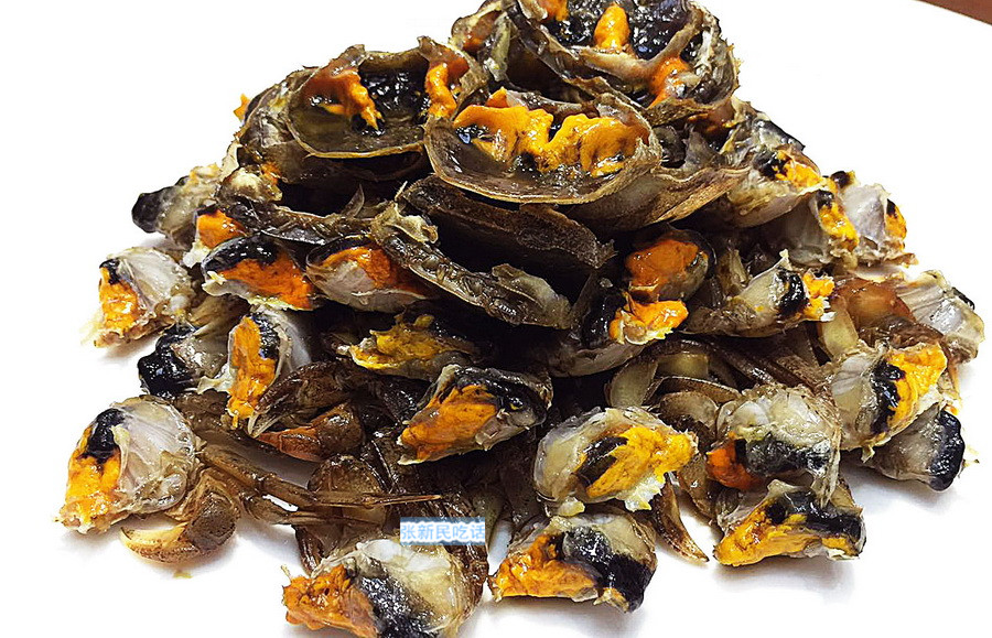 潮汕人腌制的螃蟹,潮汕人的腌制小河蟹