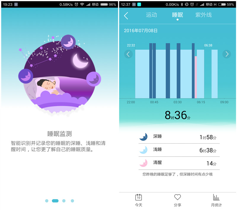 荣耀手环颜色测评,紫外线强弱