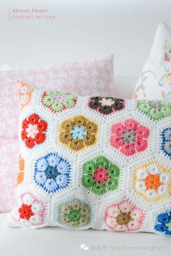 钩针拼花教程,拼花钩针图解