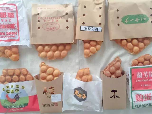 在香港吃到了正宗的港式鸡蛋仔,上海最好吃的鸡蛋仔