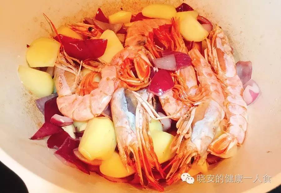 阿根廷红虾的家常做法咖喱,咖喱阿根廷红虾