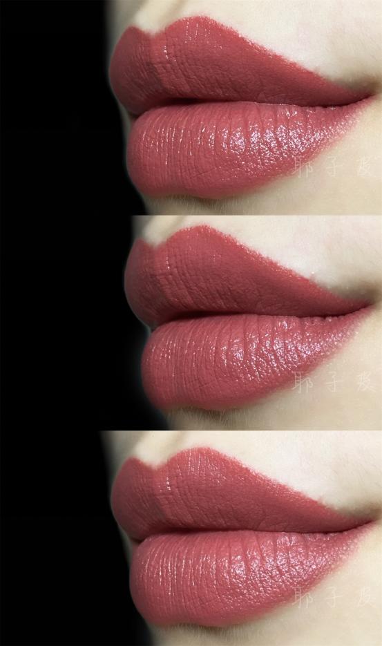 紫调豆沙色口红和红调豆沙色口红,巴黎欧莱雅161口红轻吻豆沙