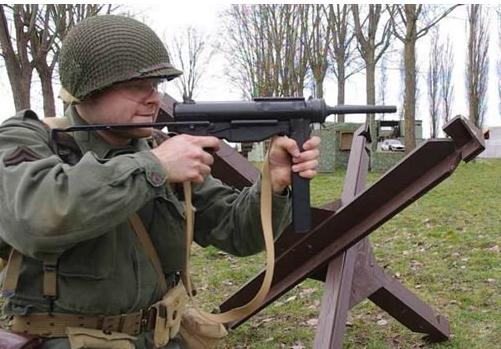 现实中的美国造m3式冲锋枪,美国什么冲锋枪威力最大