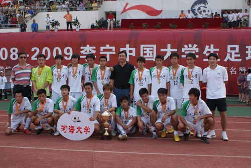 90年代中国最好的大学足球队,中国校园排名第一的足球队