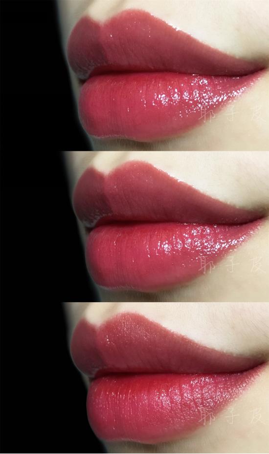 紫调豆沙色口红和红调豆沙色口红,巴黎欧莱雅161口红轻吻豆沙