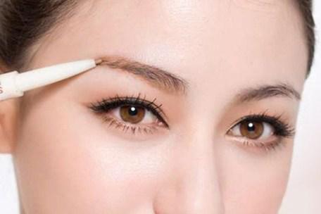 韩式半永久定妆眉高清图,韩式半永久定妆眉眼唇图片