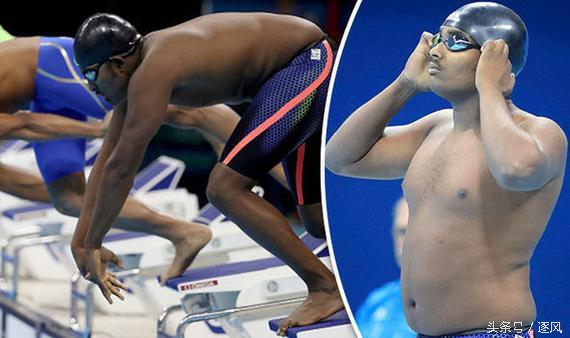 里约奥运男子200米自由泳夺冠,胖子爱游泳